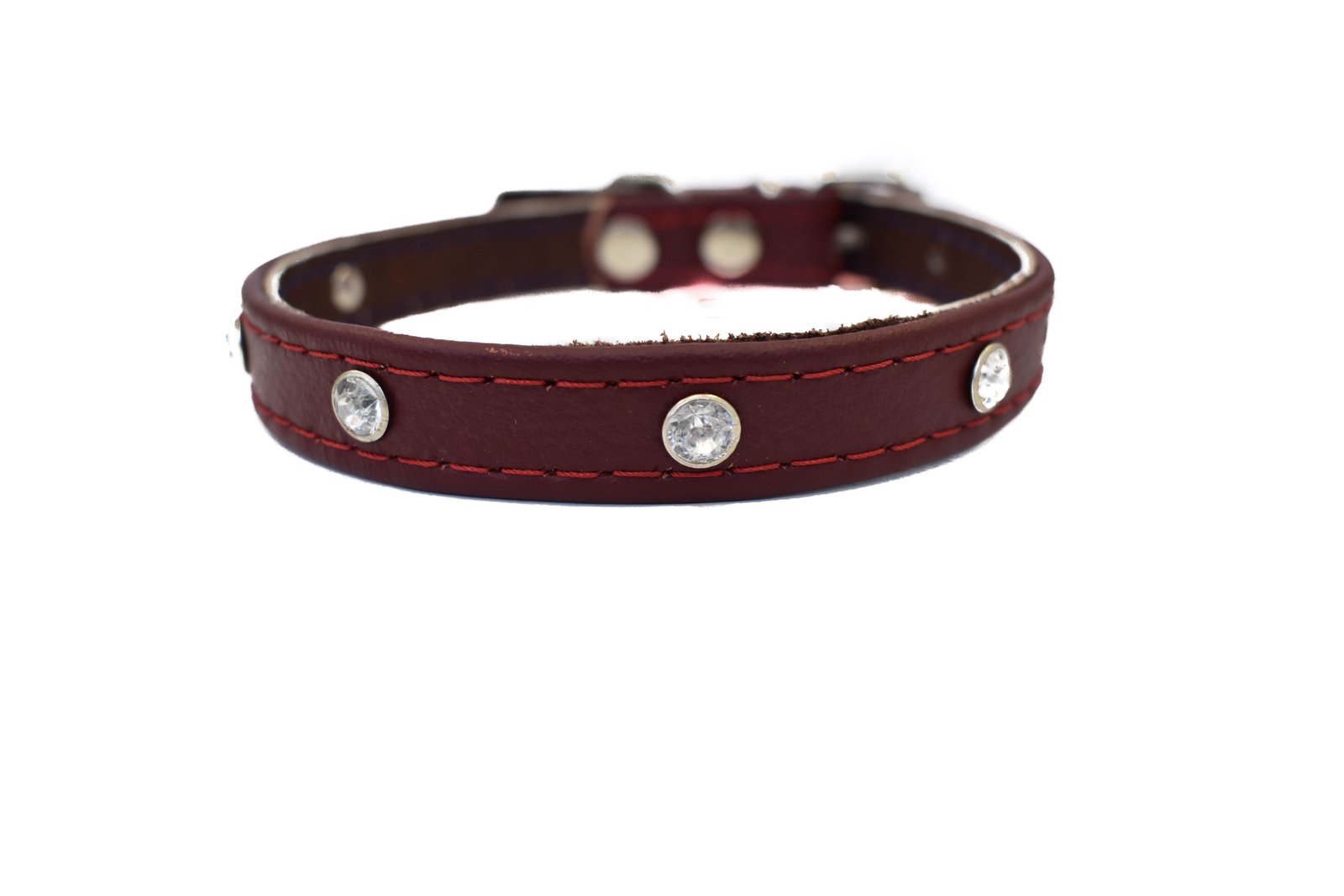 TR 60793 Ogrlica kozna crvena 015/36c